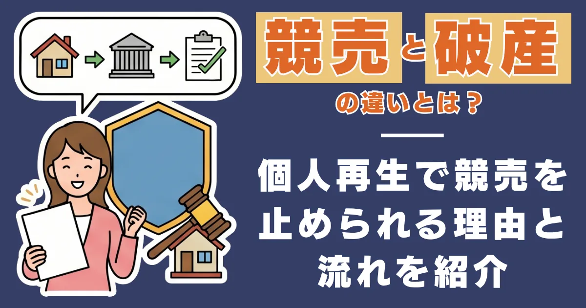 競売と個人再生の違いサムネイル