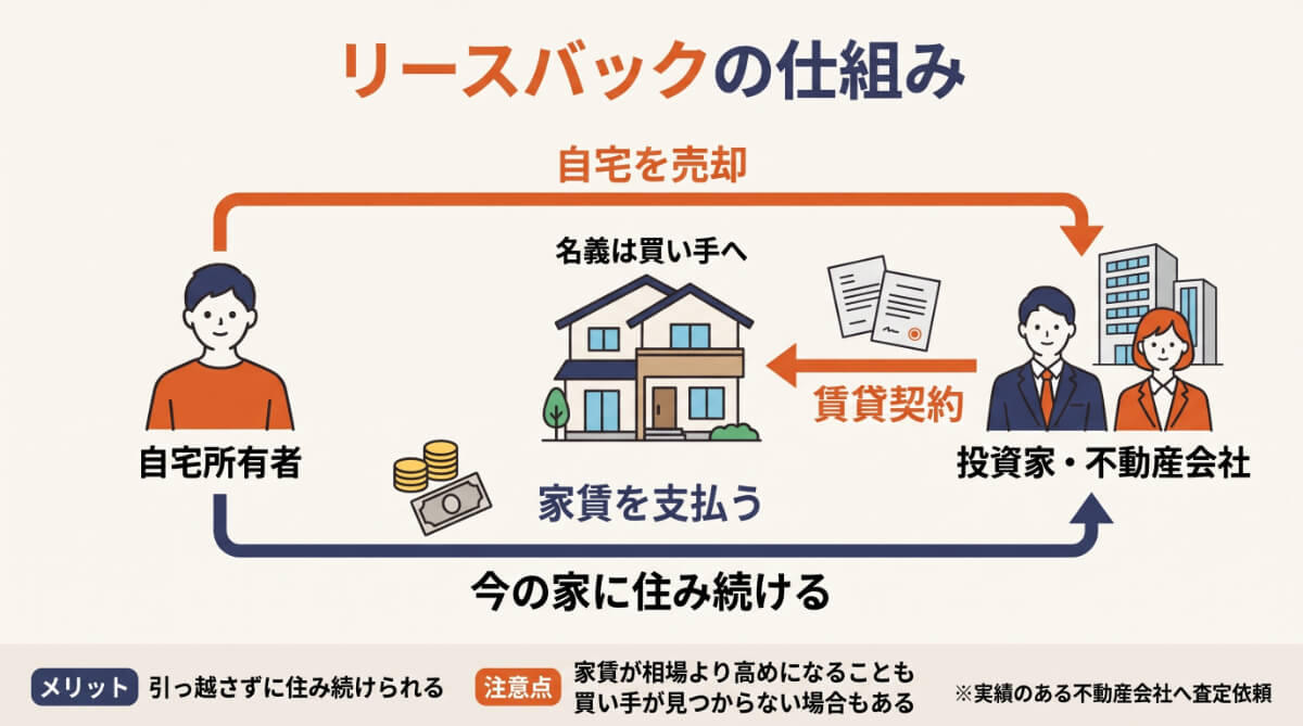 リースバックを利用する　